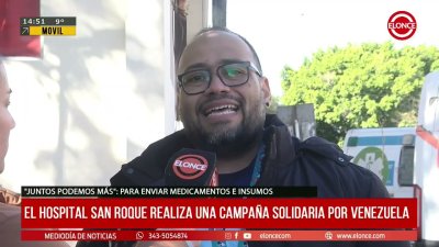 El Hospital San Roque Roque realiza una campa&ntilde;a Solidaria por Venezuela